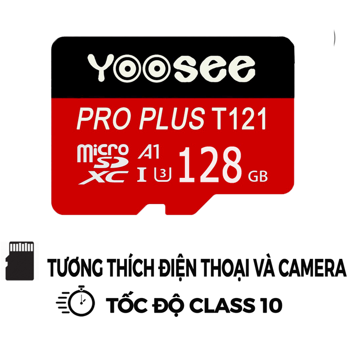 Thẻ nhớ YooSee 128G, 64G, 32GB cao cấp - chuyên dụng cho camera và các thiết bị khác