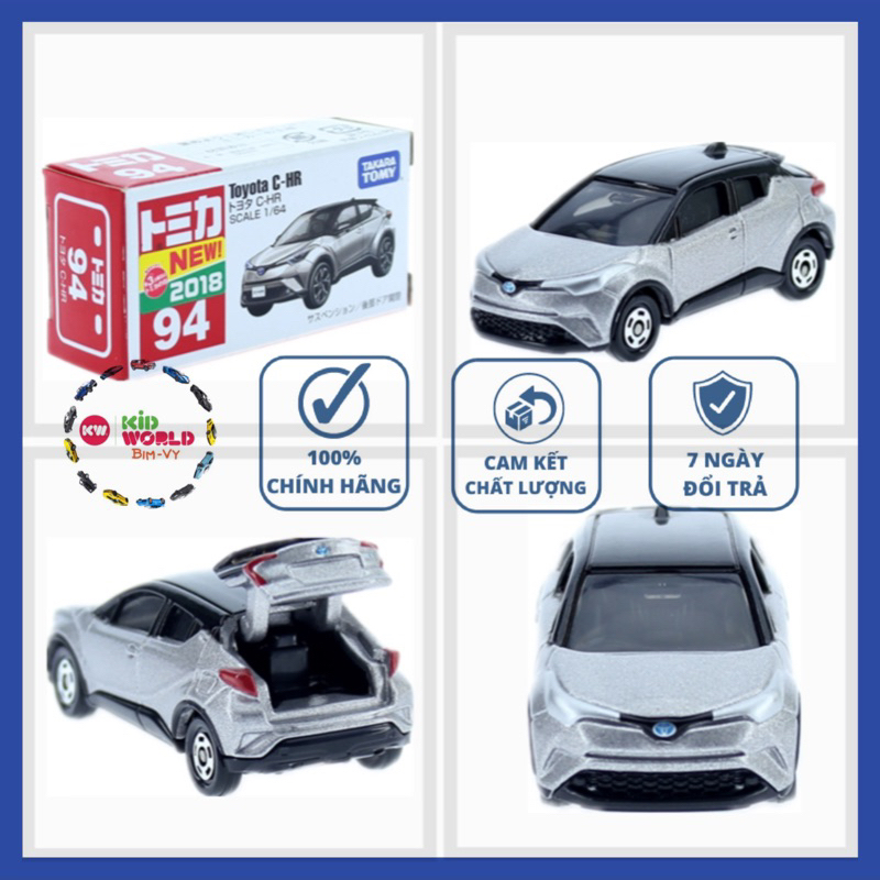 Xe mô hình Tomica Box Toyota C-HR. MS: 884. Tỷ lệ 1:64.