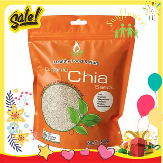 Hạt chia hữu cơ Healthy Nuts And Seeds Organic 500g của Úc