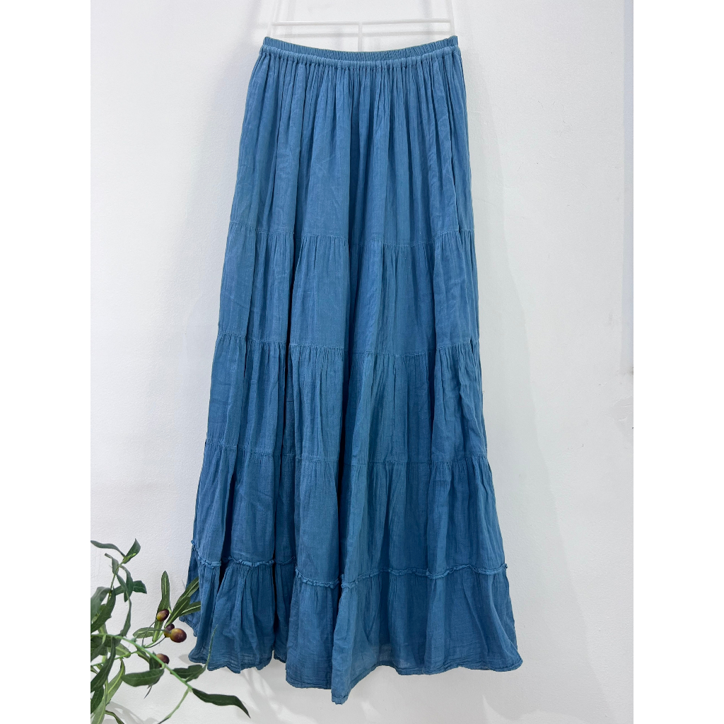 Chân váy xanh - freesize