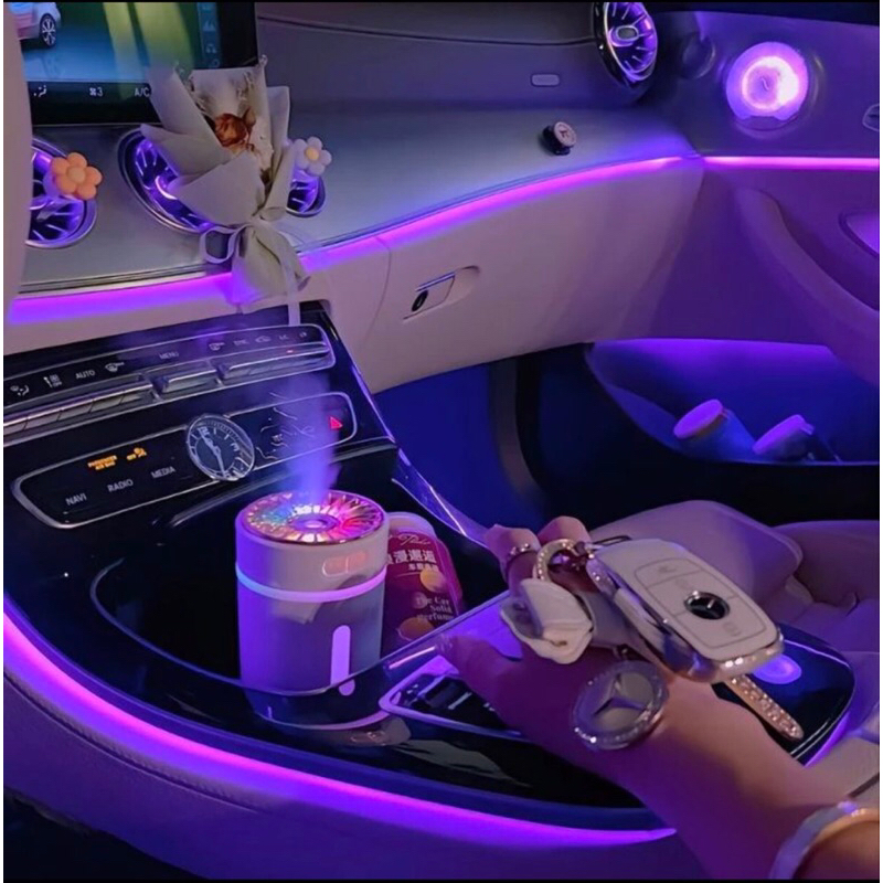 Máy khuếch tán tinh dầu xe hơi Mới  phun sương khử mùi | máy xông tinh dầu ô tô, bàn làm việc