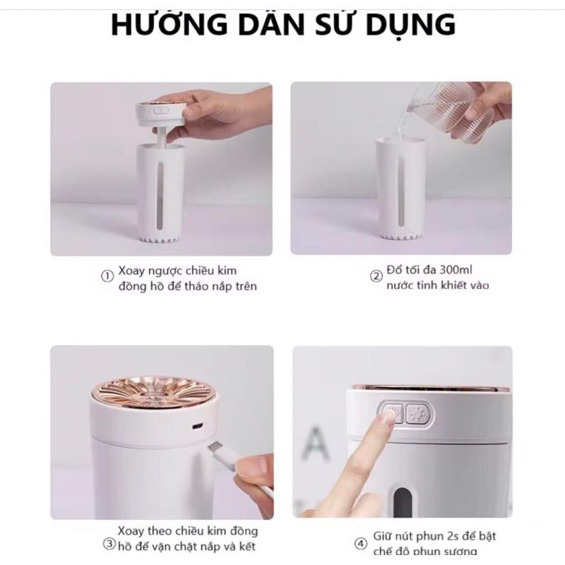 Máy khuếch tán tinh dầu xe hơi Mới  phun sương khử mùi | máy xông tinh dầu ô tô, bàn làm việc