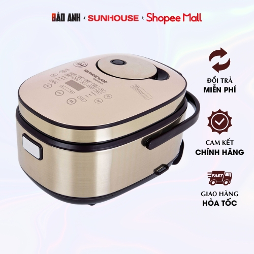 Nồi cơm điện cao tần Sunhouse Mama 1.5 lít SHD8955, có hẹn giờ. BH12T chính hãng Sunhouse