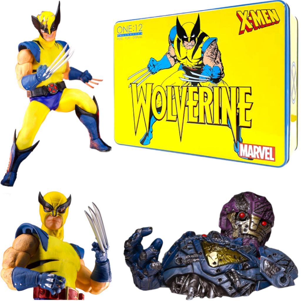 Mô hình Wolverine X-Men Marvel Mezco Toyz Deluxe Steel Box Edition Freeship Chính Hãng Mới 100% Full