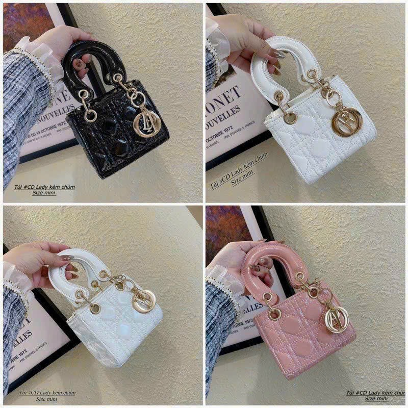 MIHOO Túi Đeo Chéo Quai Xách Tay Dáng Vuông Da Bóng Đẹp Thời Trang Hàn Quốc Cho Nữ DC83MH