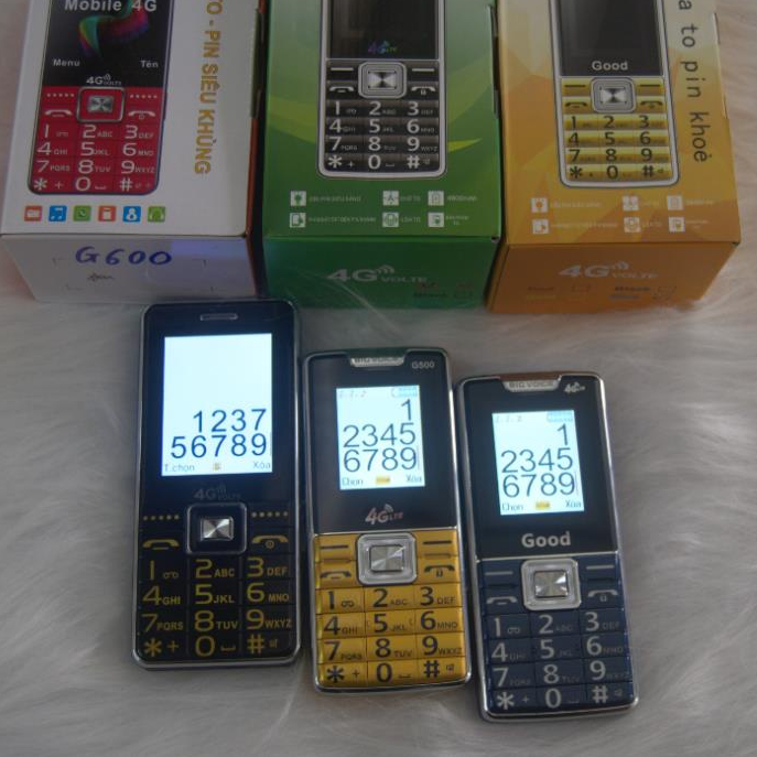 { BH 6 THÁNG } điện thoại cho người già, cao tuổi G500.G600.G300 4G 2sim. Loa to sóng khỏe. BH 1 ĐỔI 1 TRONG 1 THÁNG | BigBuy360 - bigbuy360.vn