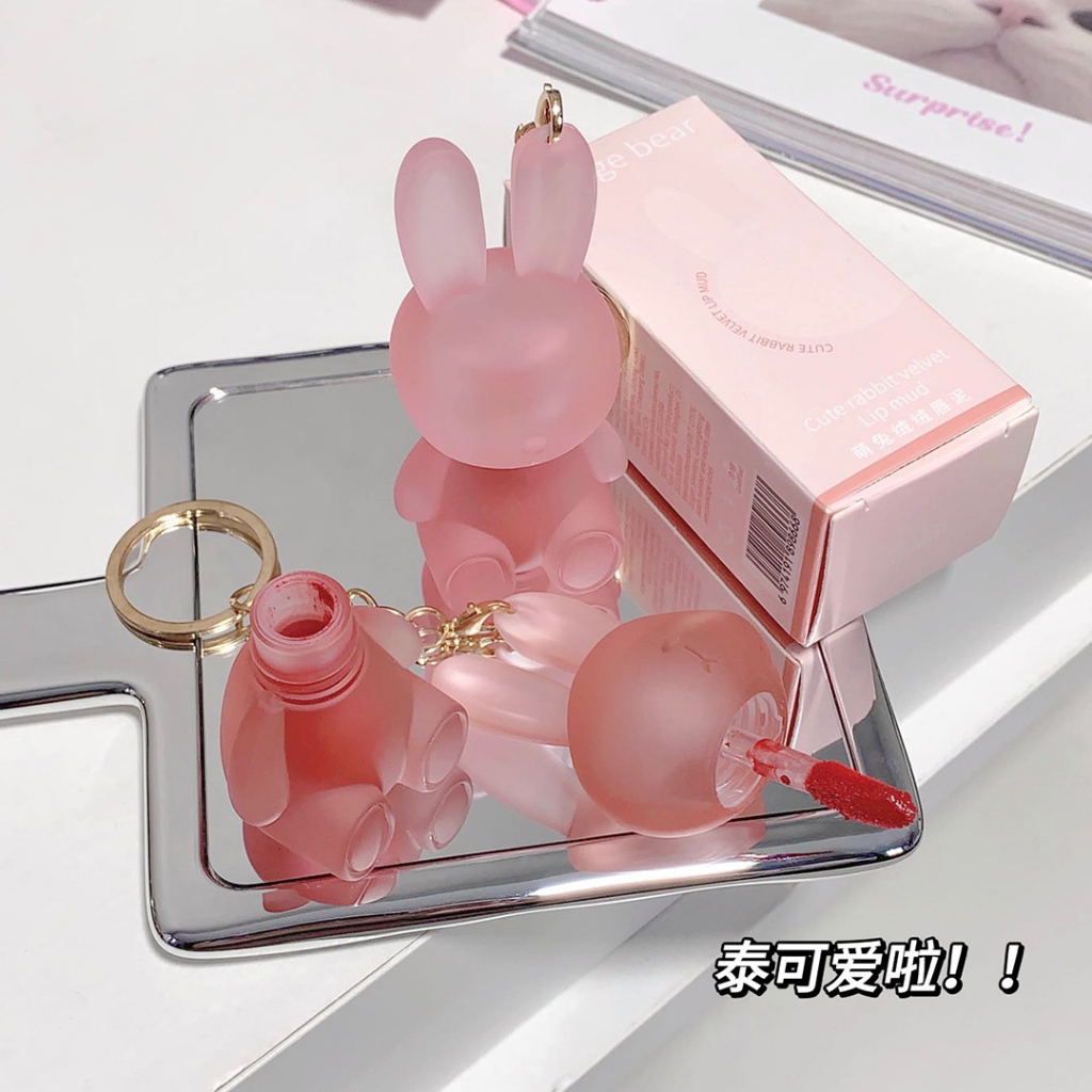 Son móc khóa Gege Bear thỏ Cute Rabbit  dễ thương tiện lợi