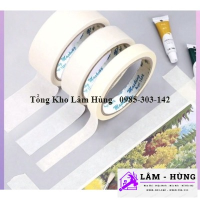 ✅ Băng Dính Giấy 2Cm - 5Cm, Dài 15m Đa Dụng