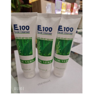 Sữa rửa mặt e100 nha đam 100gr