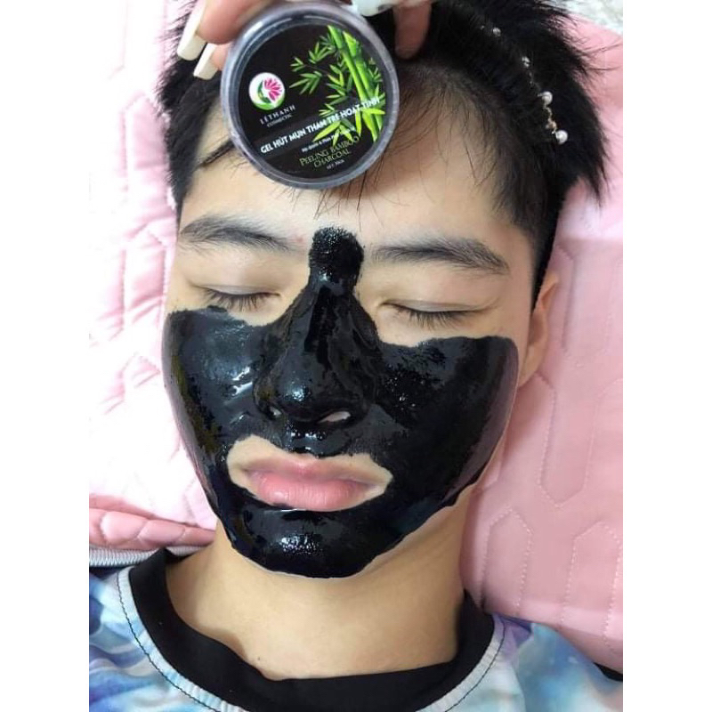 GEL LỘT LỤN THAN TRE PHÁP  Hút sạch mụn và bụi bẫn 30g