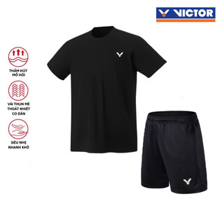 Áo cầu lông, quần cầu lông victor chuyên nghiệp sử dụng trong thi đấu cầu lông mst51