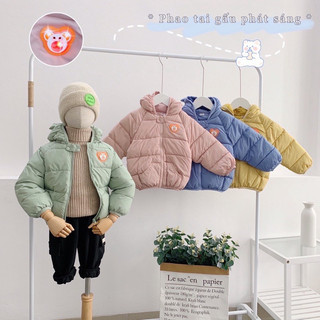 Áo phao Tai gấu Quảng Châu siêu nhẹ cho bé trai và bé gái từ 6-20kg