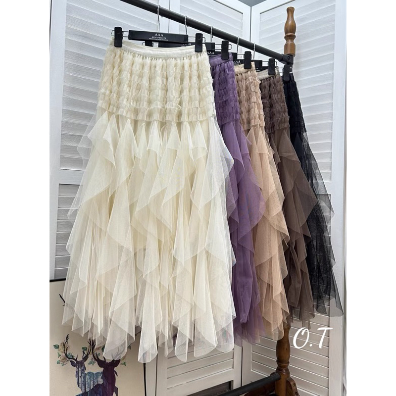 Chân váy dập li tua dua maxi siêu xinh hot hit