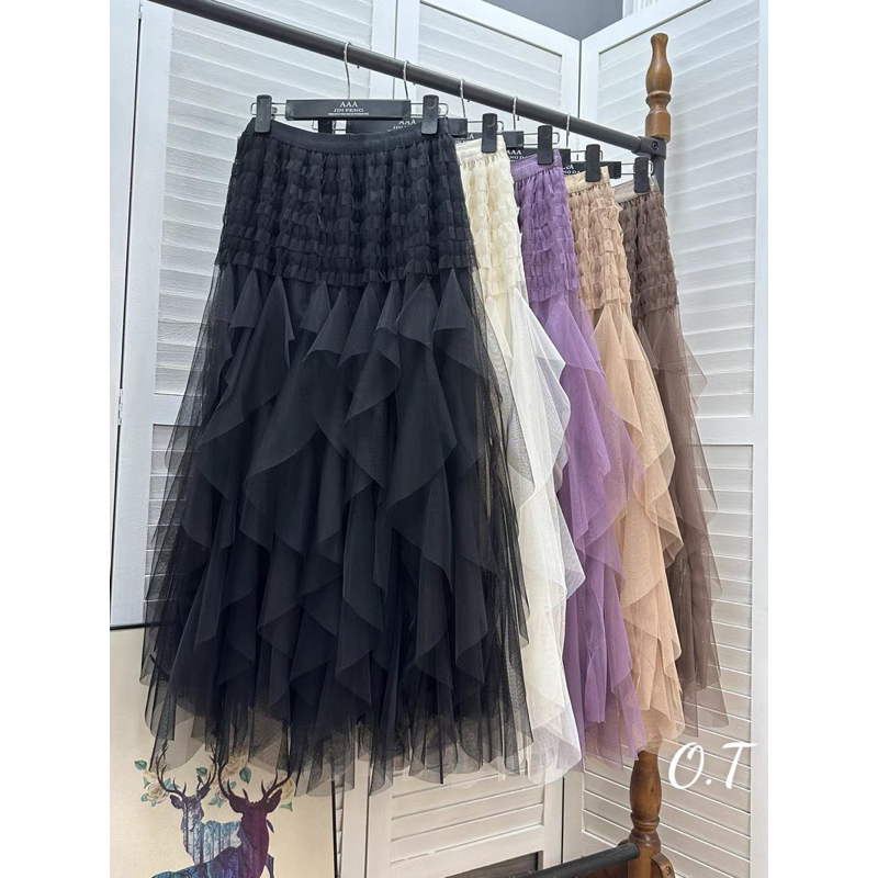 Chân váy dập li tua dua maxi siêu xinh hot hit