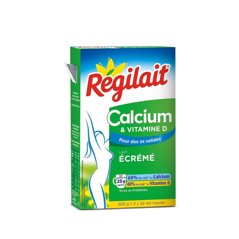 [PHÁP ĐI AIR] Sữa bột Canxi Régilait Calcium & Vitamin D hộp 300gr