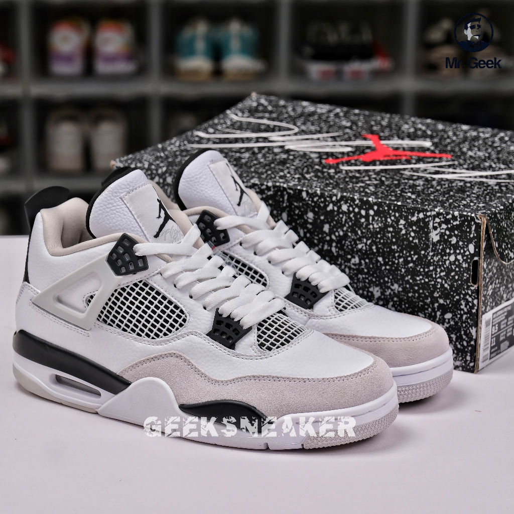 Giày Sneaker Jordan 4 Retro Military Black