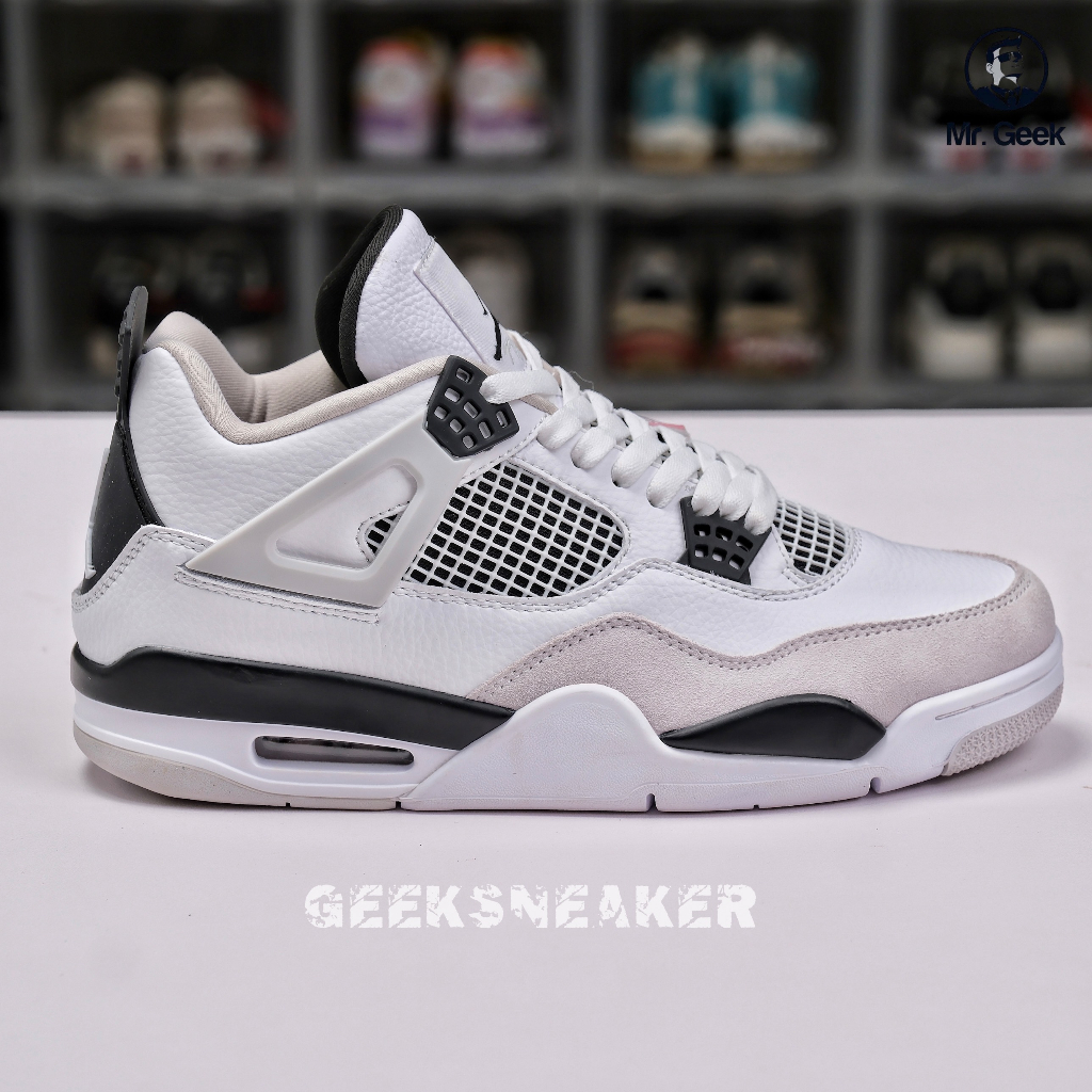 Giày Sneaker Jordan 4 Retro Military Black