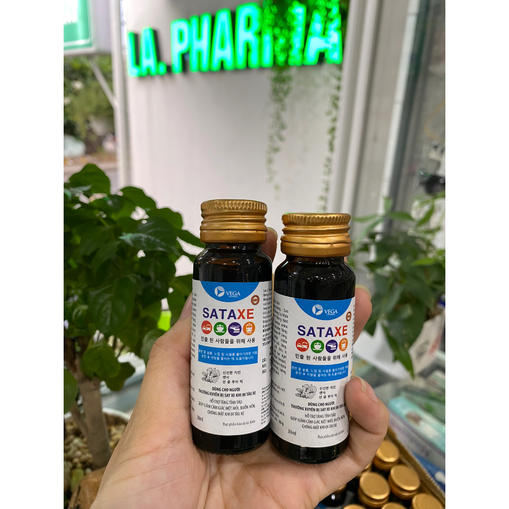 Nước uống SATAXE Hàn Quốc 30ml Giảm say tàu xe, buồn nôn, chóng mặt
