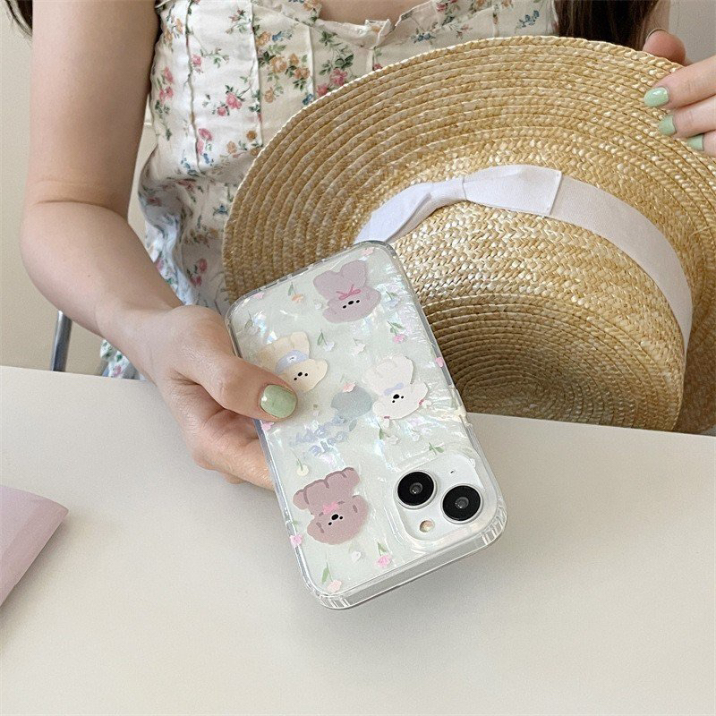 ỐP IPHONE FULL VIỀN HOẠ TIẾT PUPPY HOLOGRAM