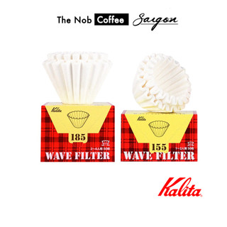 Giấy lọc kalita wave size 155 và 185 | made in japan | hộp 50 tờ