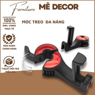 Móc Treo Đồ Ô Tô Kiêm Giá Kẹp Điện Thoại Tiện Lợi Xoay 360 Độ, Chịu Lực Tốt
