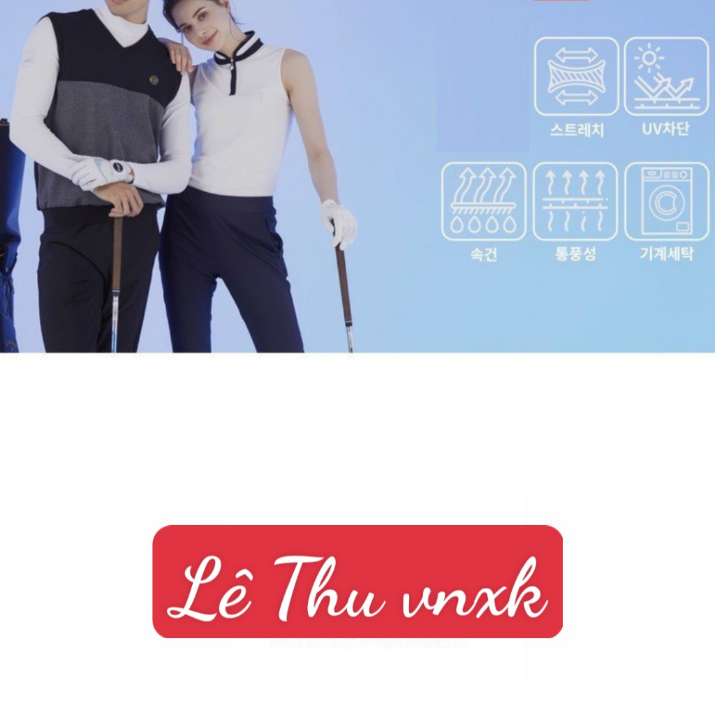 Quần golf nam xuất Hàn dư xịn siêu mềm chông tia UV nhanh khô chống nước