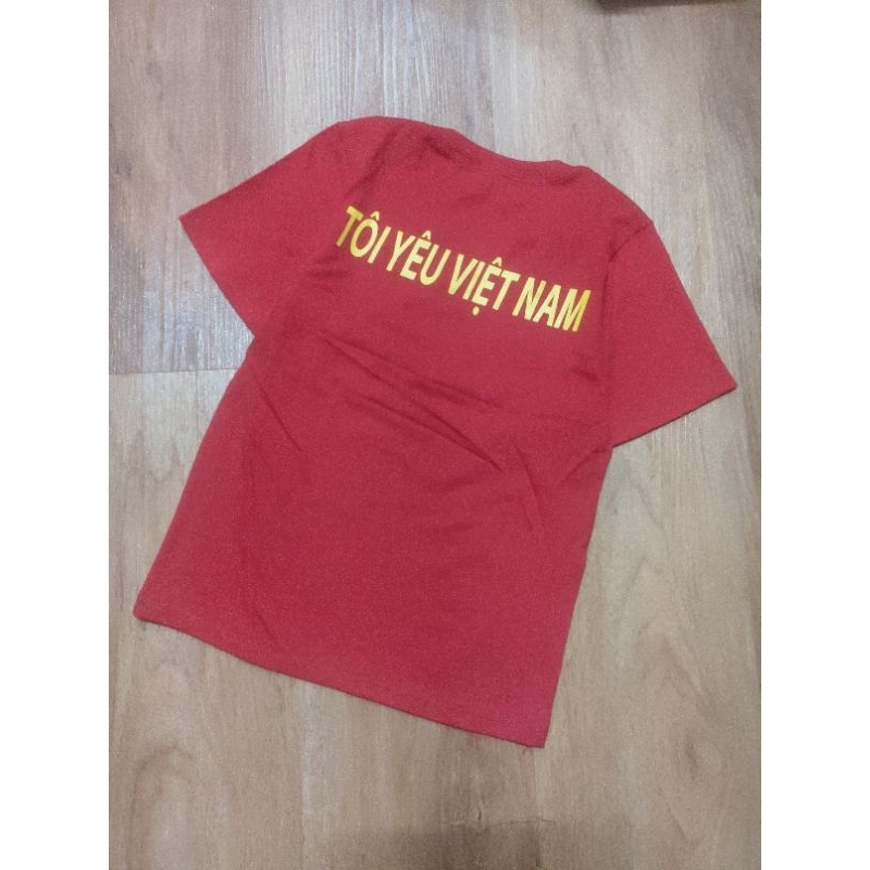 Áo Cờ Đỏ Sao Vàng Trẻ Em Chất Đẹp Cotton 4 Chiều 16-24kg Áo Bé Trai Bé Gái