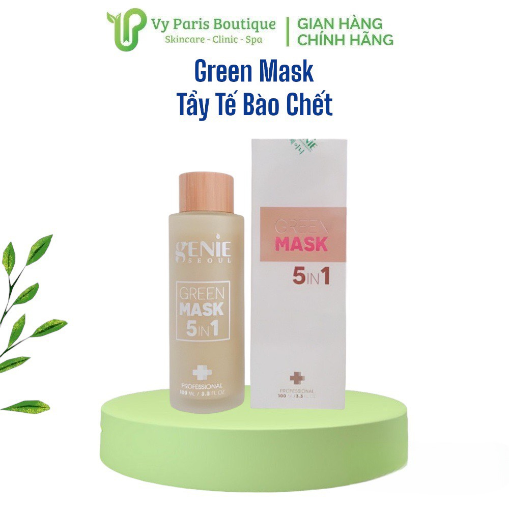 Green Mask Genie - Mặt nạ tẩy tế bào chết 5in1 BANOBAGI 100ml