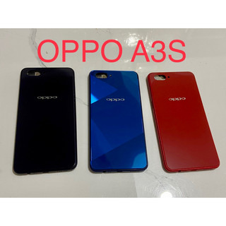 Vỏ bộ OPPO A3S bản chọc sim dưới kèm kính cam, nút nguồn volum, khay sim