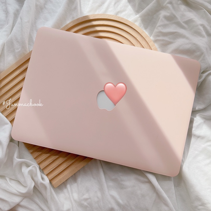 Ốp macbook trơn màu khoét táo, lì, mịn