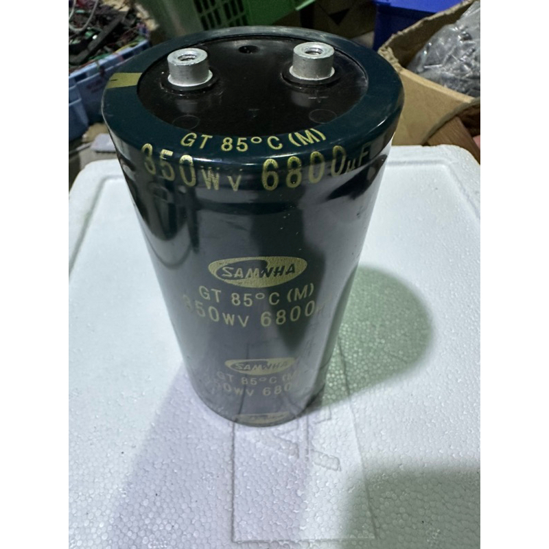 Tụ hoá 2200uf, 6800uf 350v tháo máy