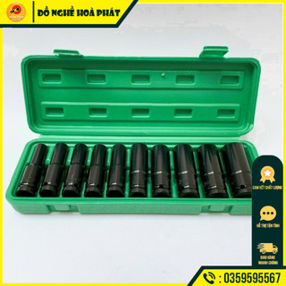 Bộ khẩu 1/2, bộ khẩu 10 món gồm 8, 10, 12, 13, 14, 16, 17, 19, 22, 24