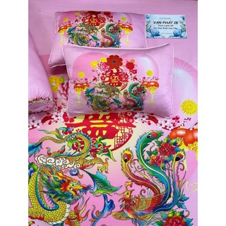 Drap thun lạnh 5d cao cấp drap cưới bao đẹp bao mát
