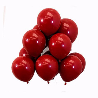 Set 10/30/50 Bóng Cao Su Đỏ Lựu ( Đỏ Lồng Đen)