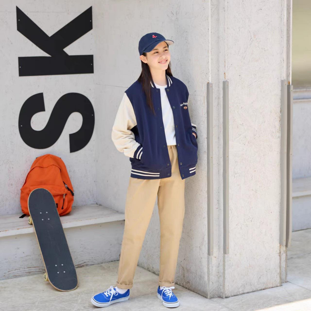 Áo khoác nỉ bomber u.ni cho bé