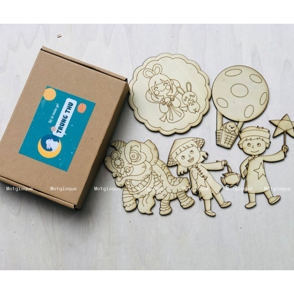 QUÀ TRUNG THU - GỖ TÔ MÀU TRĂNG RẰM 2023 VỚI 2 MẪU LẠ MẮT