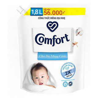 Nước Xả Vải Comfort dành cho da nhạy cảm 1.8l