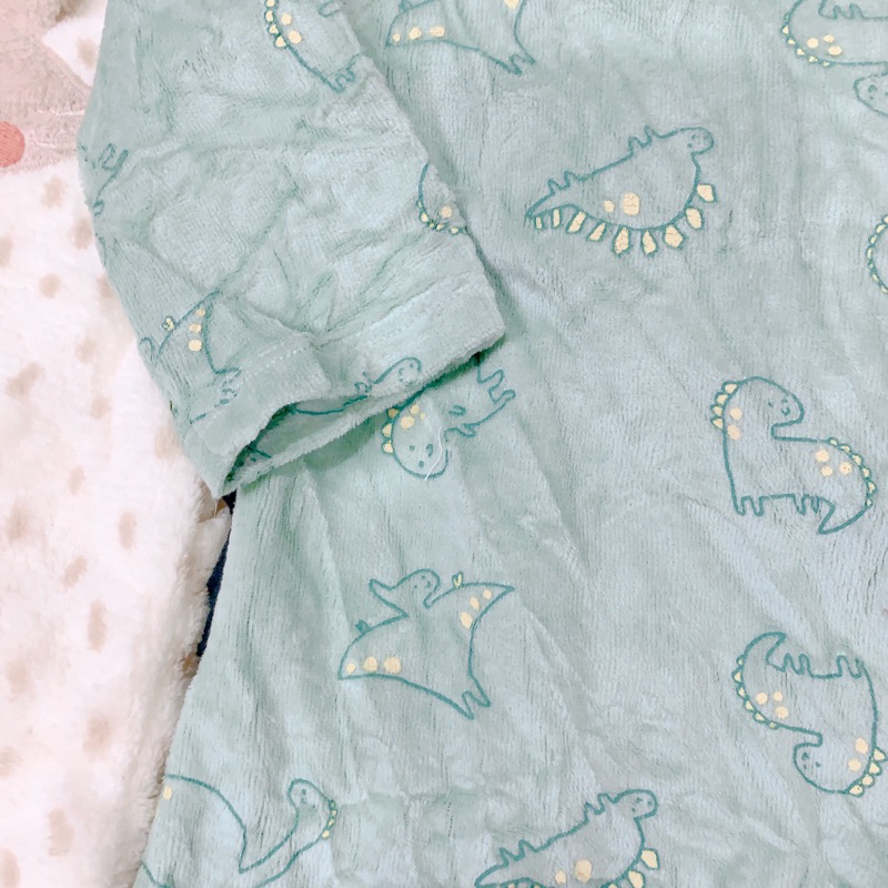 Body sleep liền tất nỉ nhung hiệu Kiabi, Tex cho bé size 3m