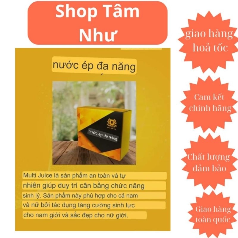 Trà Multi juice Malaysia giúp cân bằng sinh lý nam, nữ