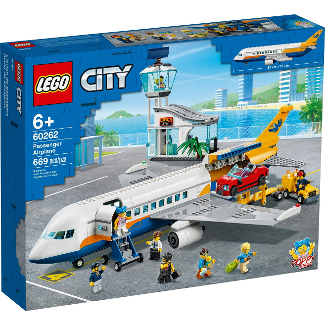 [HAPPY BRICK] LEGO CITY - 60262 - MÁY BAY TRỞ KHÁCH - PASSENGER AIRPLANE