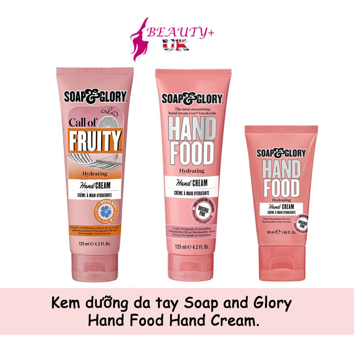 Kem dưỡng da tay Soap and Glory Hand Food Hand Cream 50ml-125ml (Bản UK)