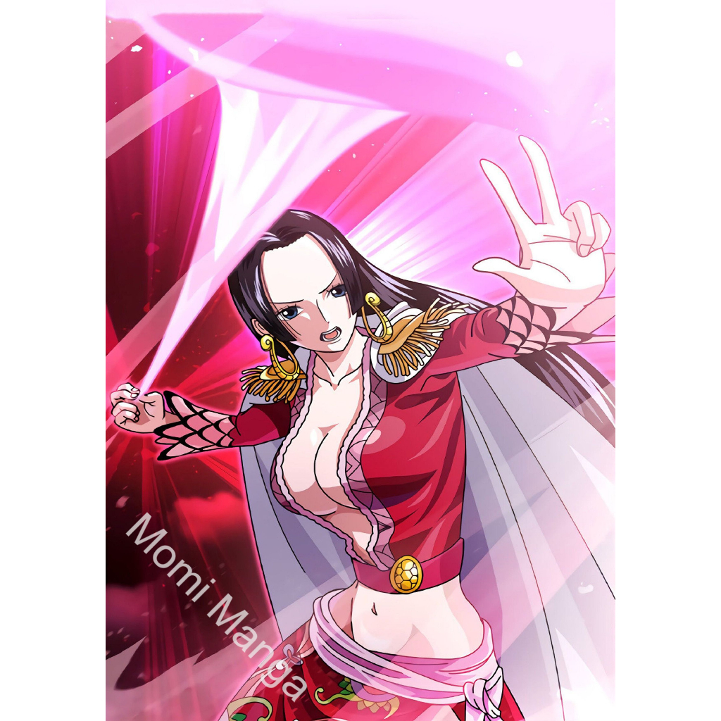 Poster Phim Hoạt Hình One Piece Nhân Vật TBoa Hancock Dán Tường Trang Trí MS: 450