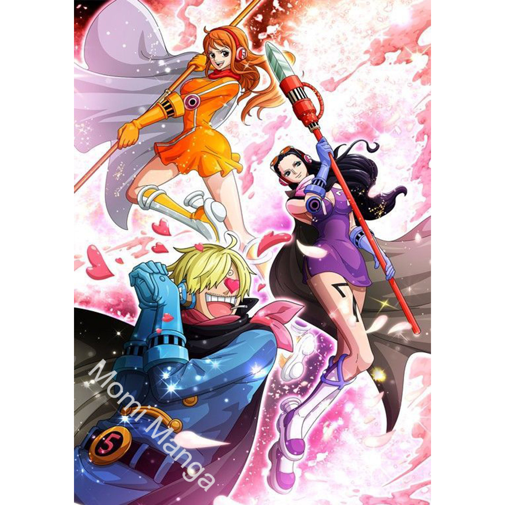 Poster Phim Hoạt Hình One Piece Nhân Vật TBoa Hancock Dán Tường Trang Trí MS: 450