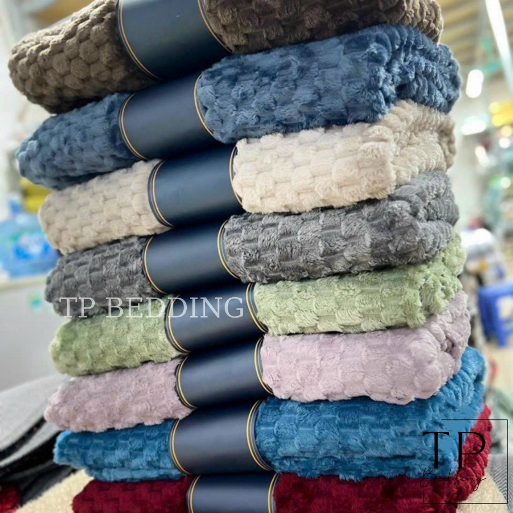 Chăn tuyết nhung lông thỏ AMARI LUXURY mền mịn siêu ấm nhập khẩu mỹ cao cấp, chăn lông thỏ dùng văn phòng cân nặng 1,5kg