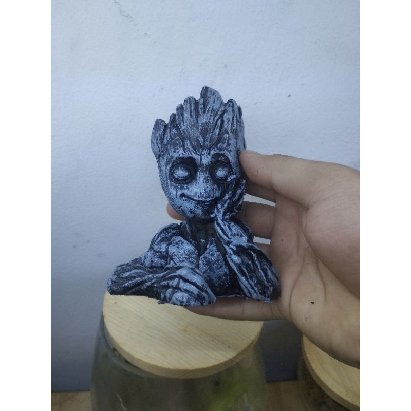 Tượng người đá cao 11cm