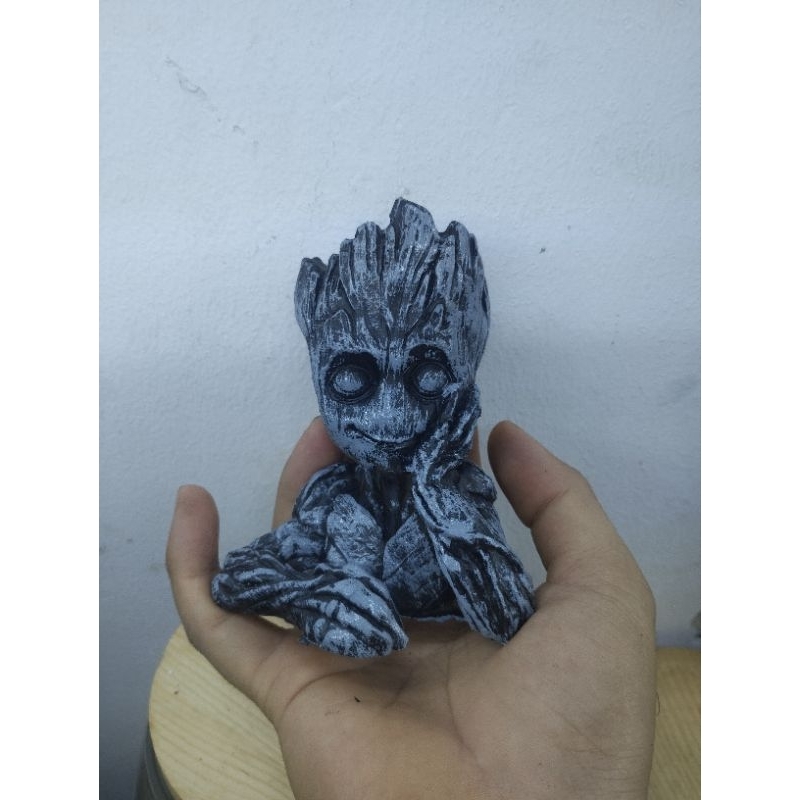 Tượng người đá cao 11cm