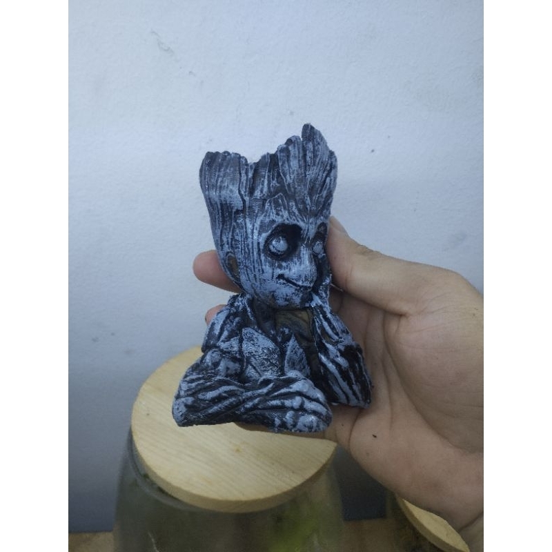 Tượng người đá cao 11cm