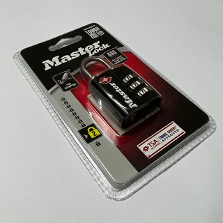 [Hỏa tốc HCM] Ổ khóa số TSA Master Lock 4680 (Đen, Nikel) - MSoft