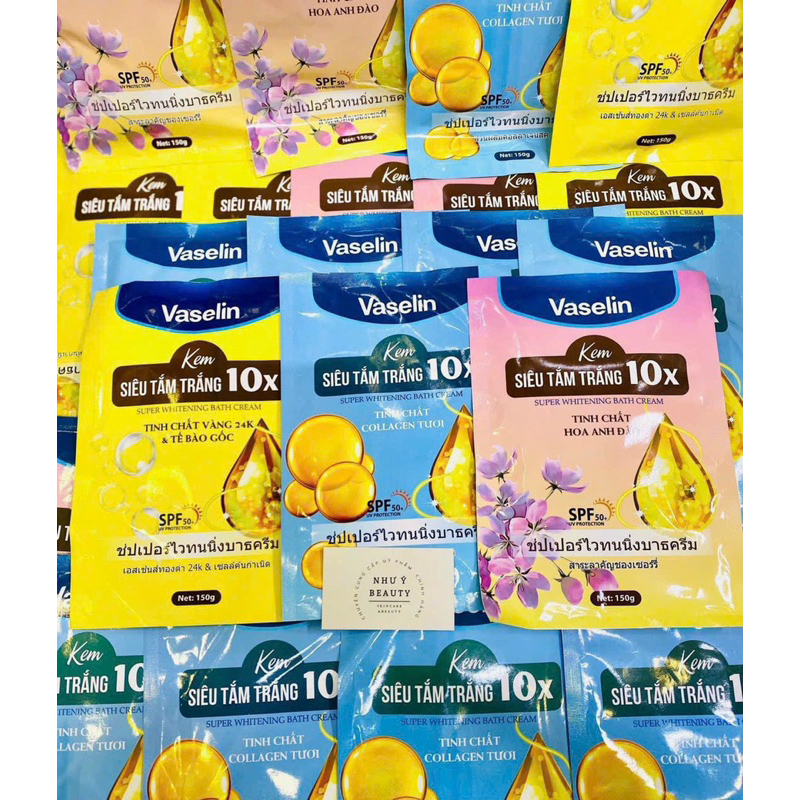 Kem siêu tắm trắng Vaseline 10X