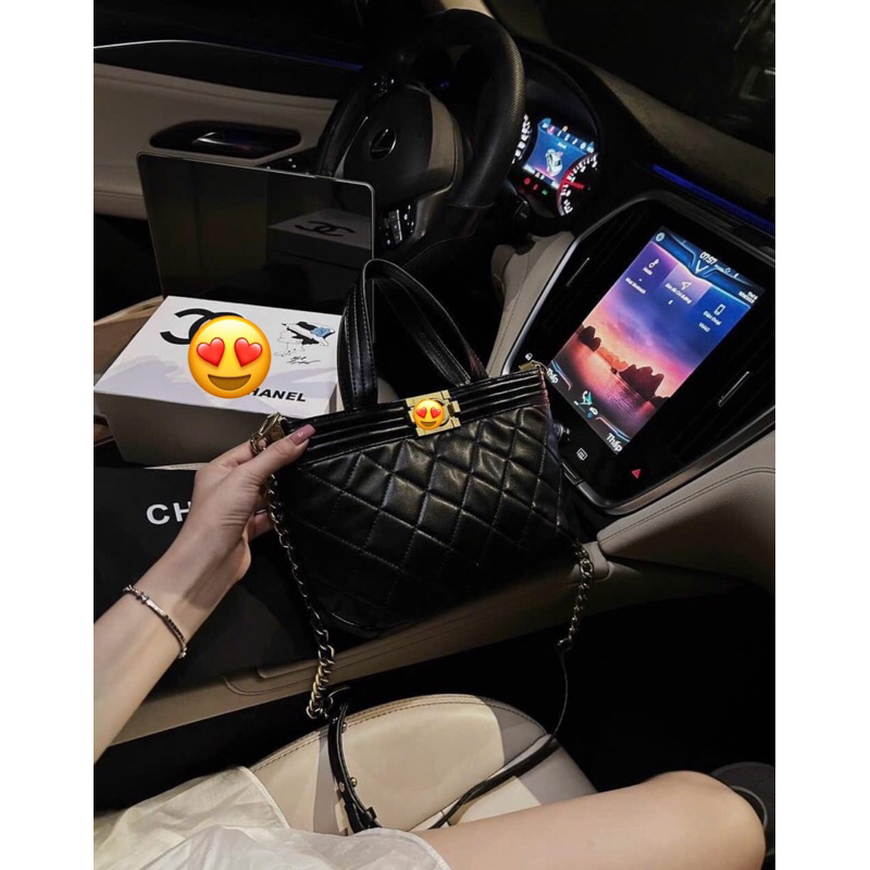 Túi xách Chaneo khóa boy thời trang nữ